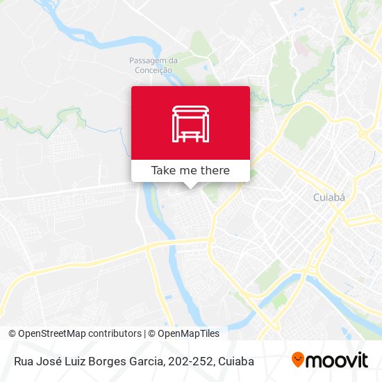 Mapa Rua José Luiz Borges Garcia, 202-252