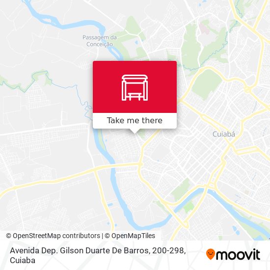 Mapa Avenida Dep. Gilson Duarte De Barros, 200-298