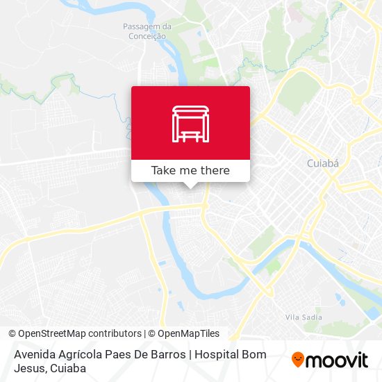 Avenida Agrícola Paes De Barros | Hospital Bom Jesus map