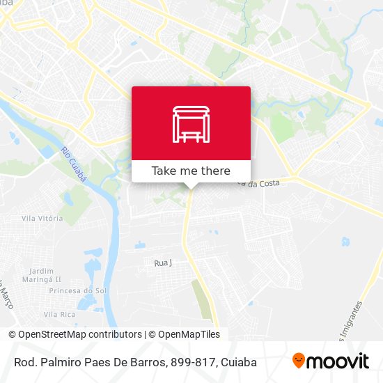 Rod. Palmiro Paes De Barros, 899-817 map