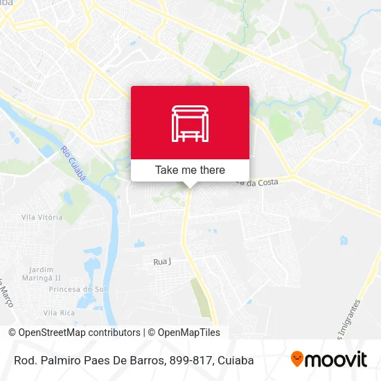 Rod. Palmiro Paes De Barros, 899-817 map