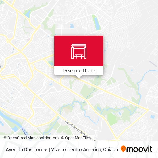 Mapa Avenida Das Torres | Viveiro Centro América