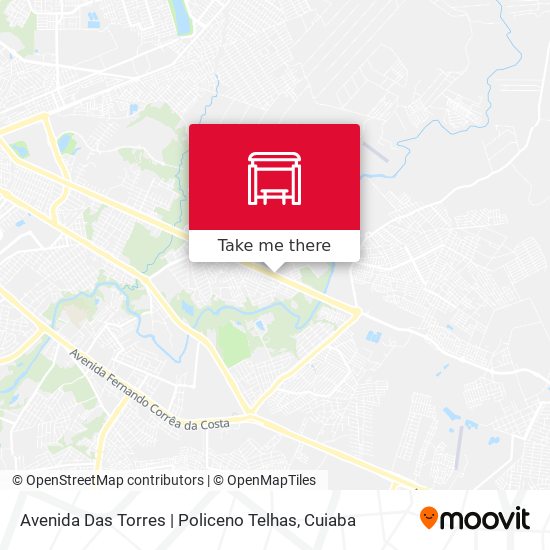 Mapa Avenida Das Torres | Policeno Telhas