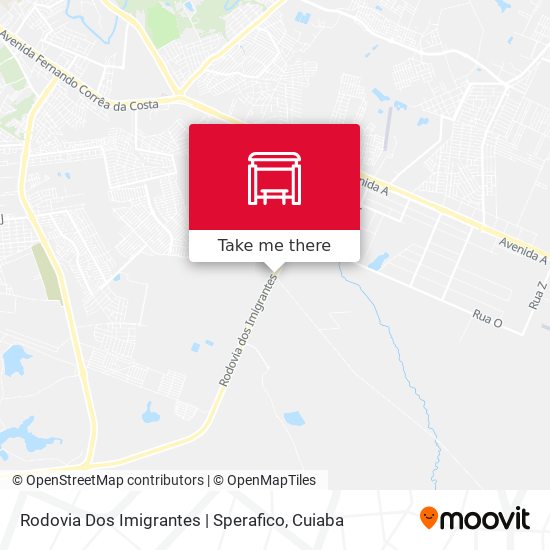 Rodovia Dos Imigrantes | Sperafico map