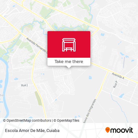 Escola Amor De Mãe map