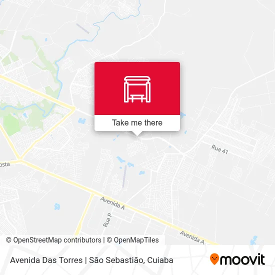 Avenida Das Torres | São Sebastião map
