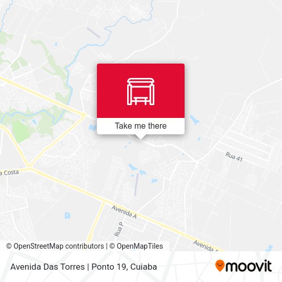 Avenida Das Torres | Ponto 19 map