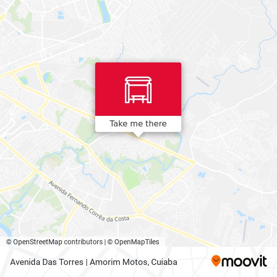 Mapa Avenida Das Torres | Amorim Motos