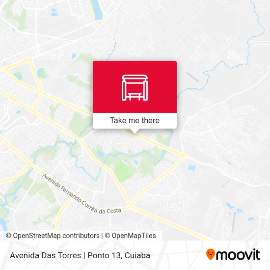 Avenida Das Torres | Ponto 13 map