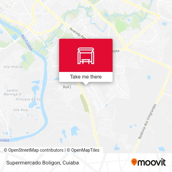 Supermercado Boligon map