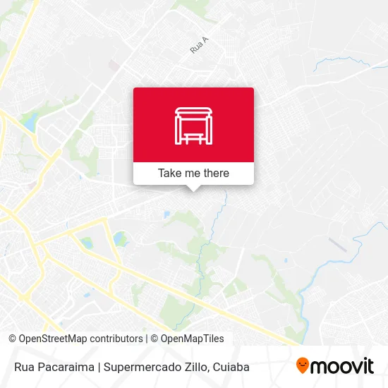 Rua Pacaraima | Supermercado Zillo map