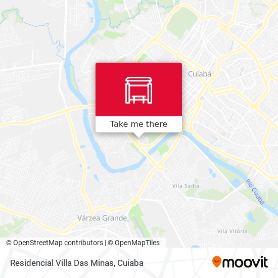 Mapa Residencial Villa Das Minas