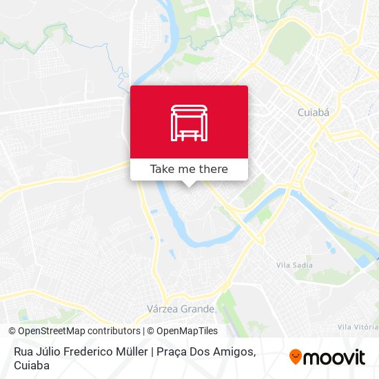 Mapa Rua Júlio Frederico Müller | Praça Dos Amigos