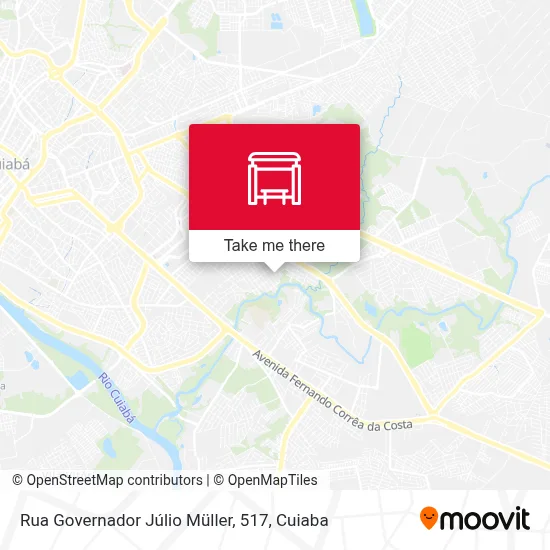 Rua Governador Júlio Müller, 517 map