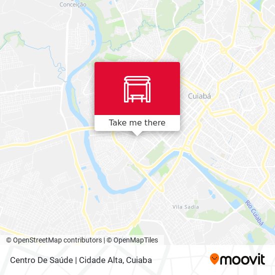 Mapa Centro De Saúde | Cidade Alta