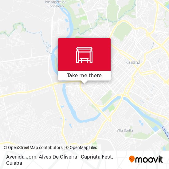 Mapa Avenida Jorn. Alves De Oliveira | Capriata Fest