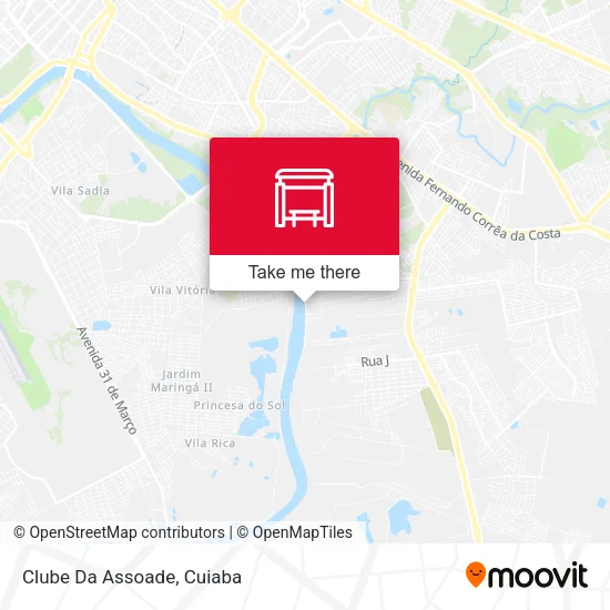 Clube Da Assoade map