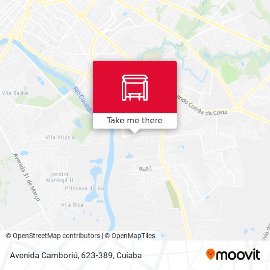 Avenida Camboriú, 623-389 map