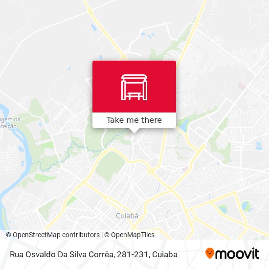 Mapa Rua Osvaldo Da Silva Corrêa, 281-231