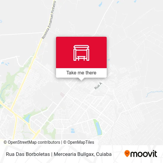Rua Das Borboletas | Mercearia Bullgax map