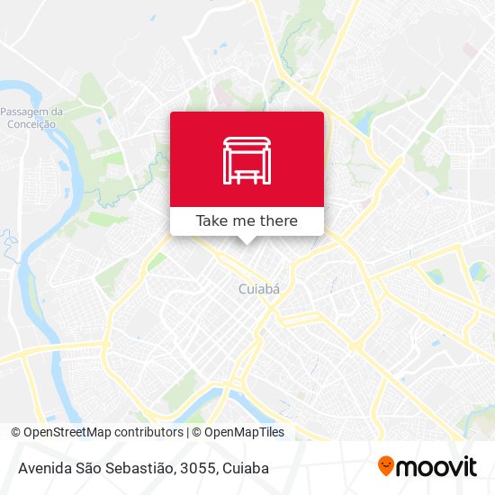 Mapa Avenida São Sebastião, 3055