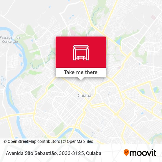 Avenida São Sebastião, 3033-3125 map