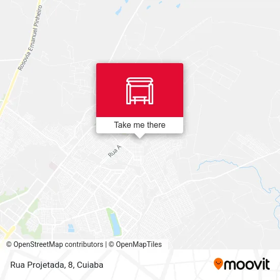 Rua Projetada, 8 map