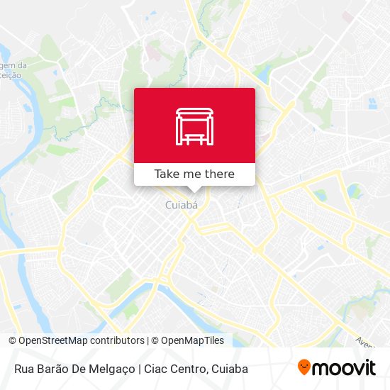 Rua Barão De Melgaço | Ciac Centro map