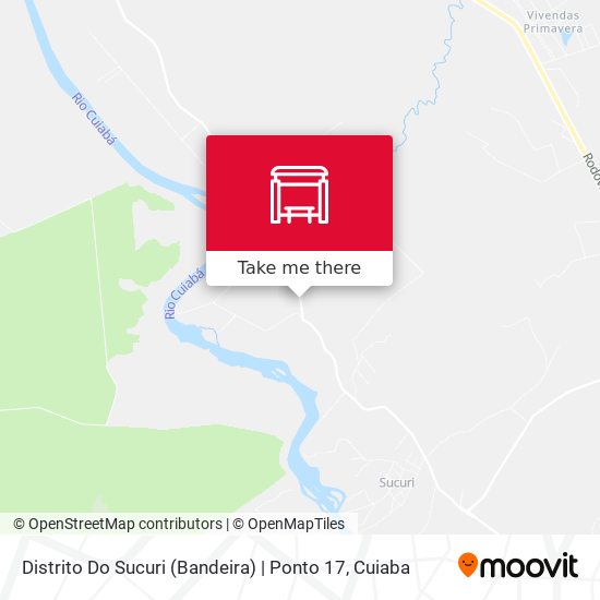 Distrito Do Sucuri (Bandeira) | Ponto 17 map