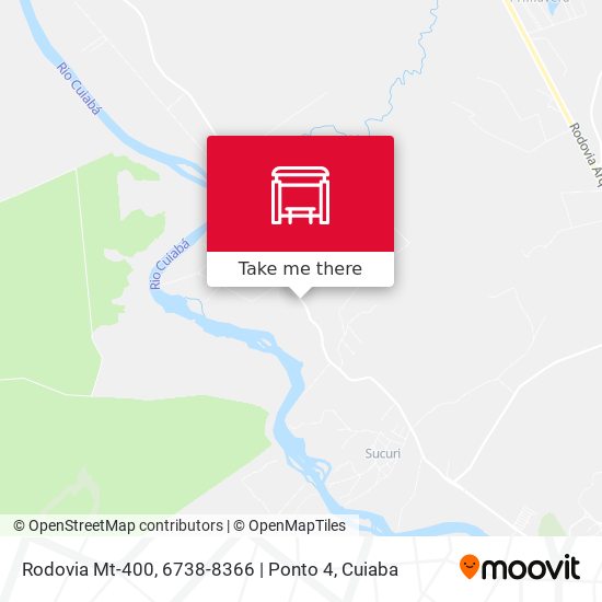 Mapa Rodovia Mt-400, 6738-8366 | Ponto 4