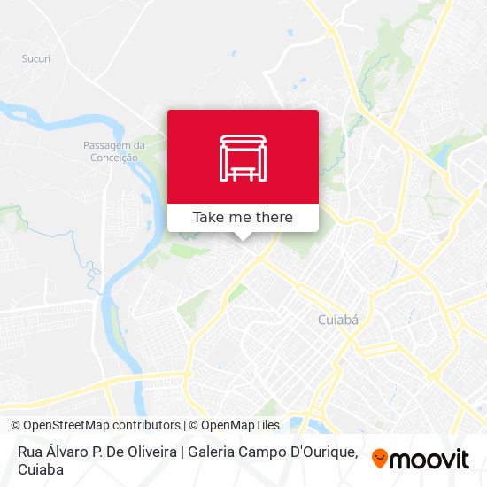 Mapa Rua Álvaro P. De Oliveira | Galeria Campo D'Ourique