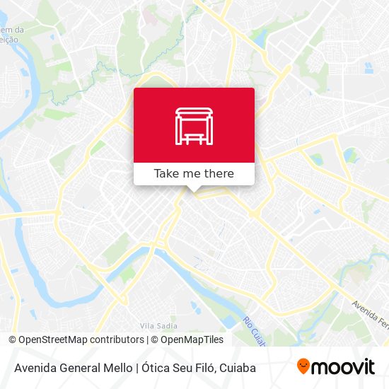 Mapa Avenida General Mello | Ótica Seu Filó