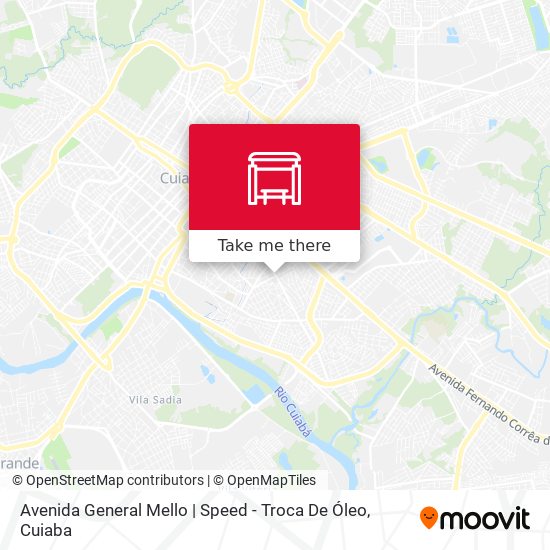 Mapa Avenida General Mello | Speed - Troca De Óleo