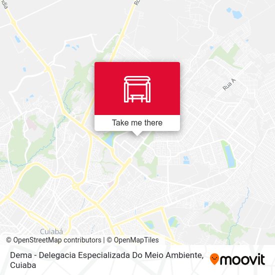 Dema - Delegacia Especializada Do Meio Ambiente map