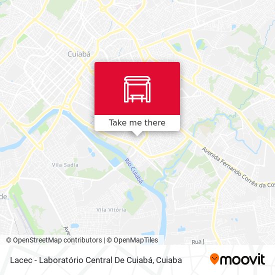 Mapa Lacec - Laboratório Central De Cuiabá