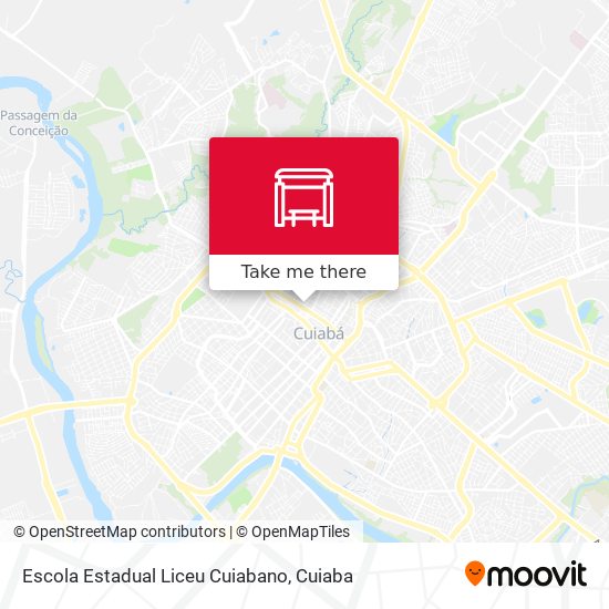 Mapa Escola Estadual Liceu Cuiabano