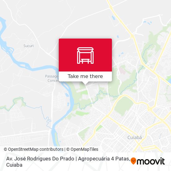 Av. José Rodrigues Do Prado | Agropecuária 4 Patas map
