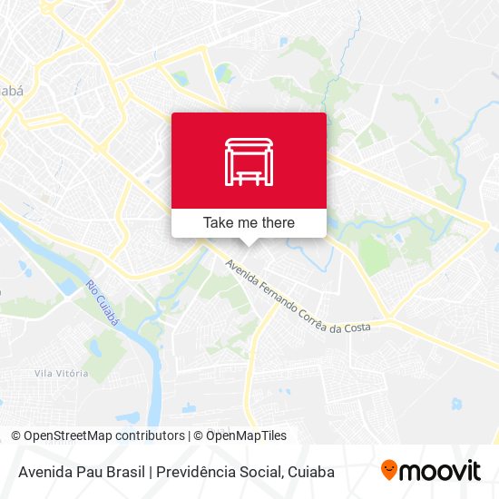 Mapa Avenida Pau Brasil | Previdência Social