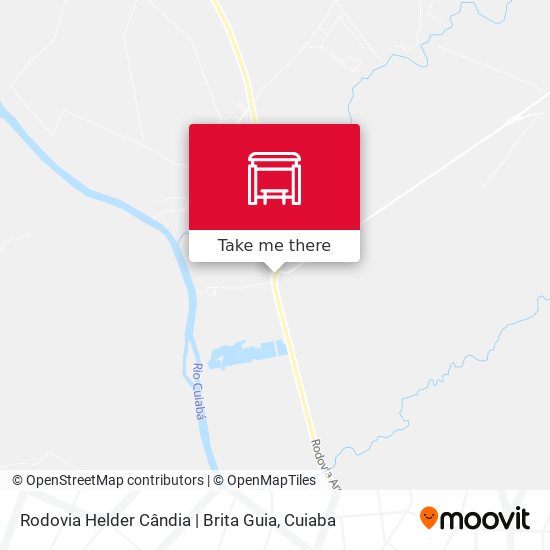 Mapa Rodovia Helder Cândia | Brita Guia