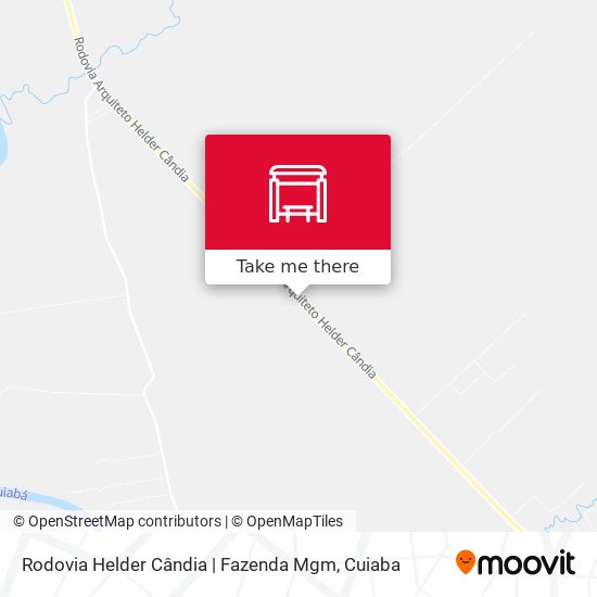 Mapa Rodovia Helder Cândia | Fazenda Mgm