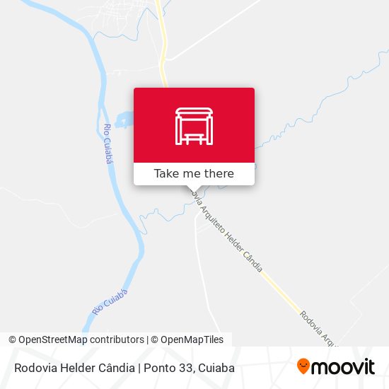 Mapa Rodovia Helder Cândia | Ponto 33