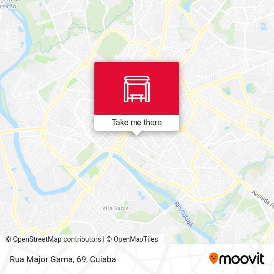 Rua Major Gama, 69 map