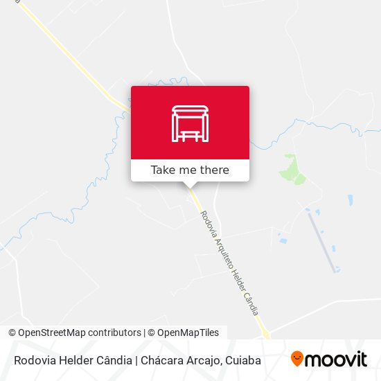 Mapa Rodovia Helder Cândia | Chácara Arcajo