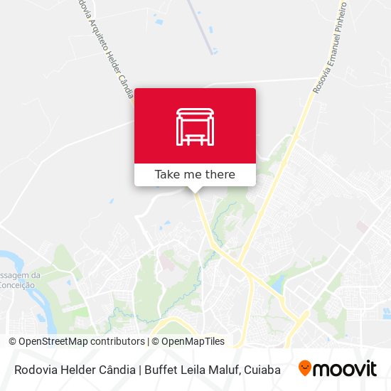 Rodovia Helder Cândia | Buffet Leila Maluf map