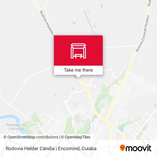 Rodovia Helder Cândia | Encomind map