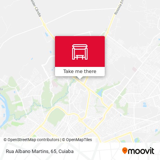 Mapa Rua Albano Martins, 65