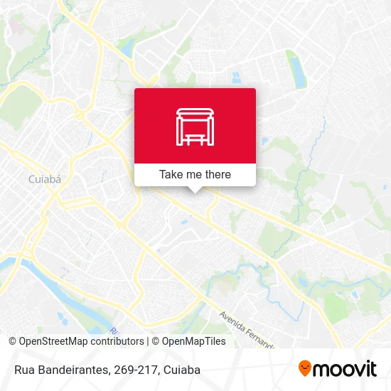 Rua Bandeirantes, 269-217 map