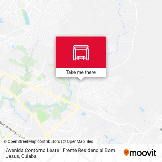 Avenida Contorno Leste | Frente Residencial Bom Jesus map