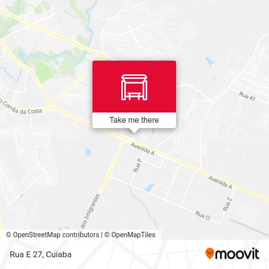 Rua E 27 map