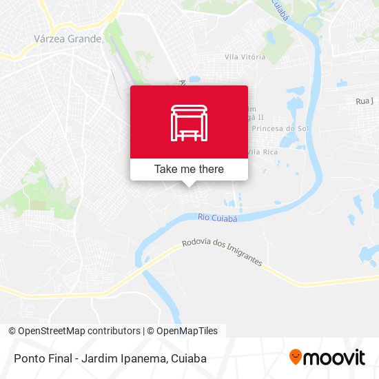 Ponto Final - Jardim Ipanema map